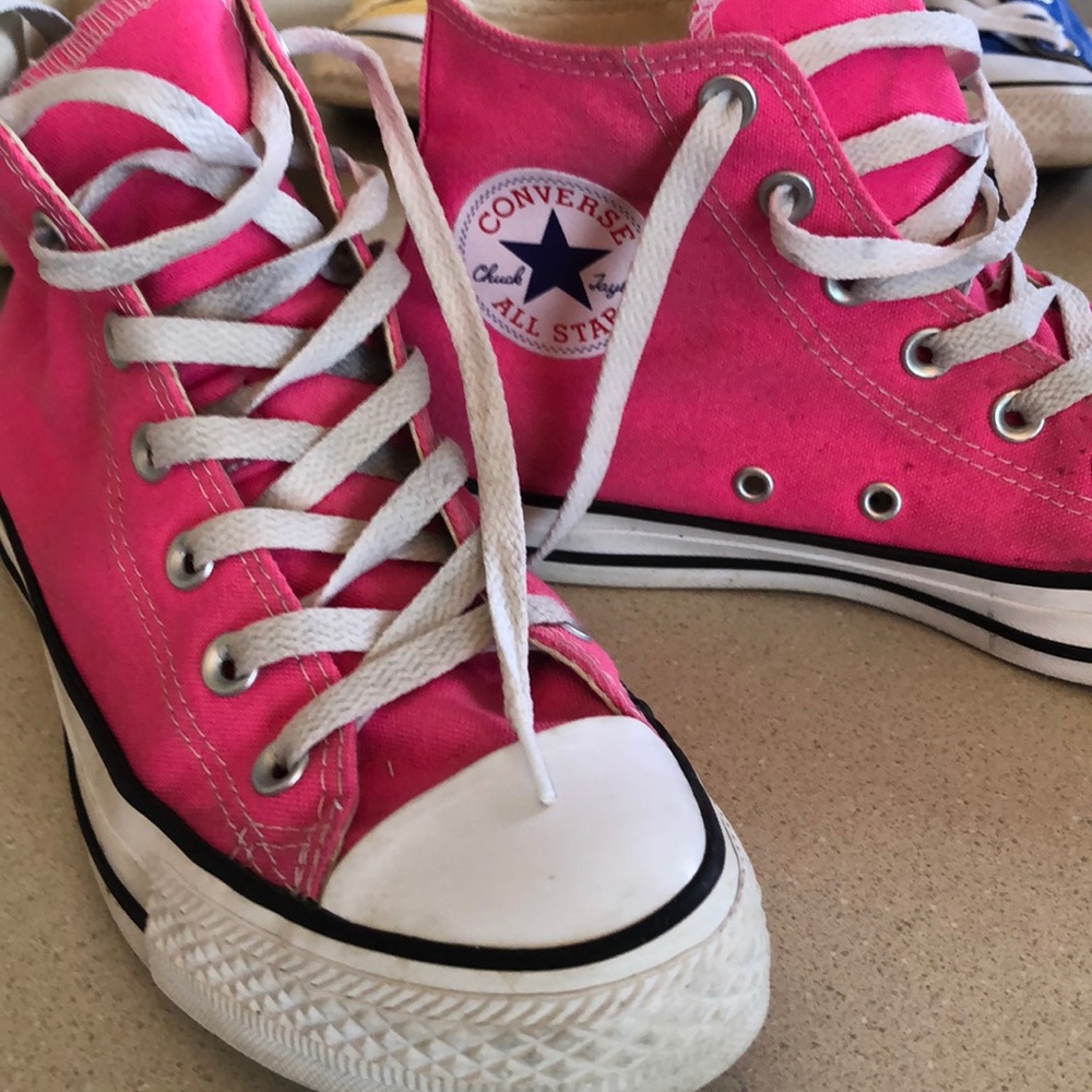 Converse Chuck Taylors Pink, good used condition